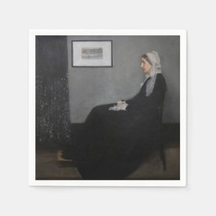 Guardanapo De Papel James Whistler - Retrato da Mãe da Artista