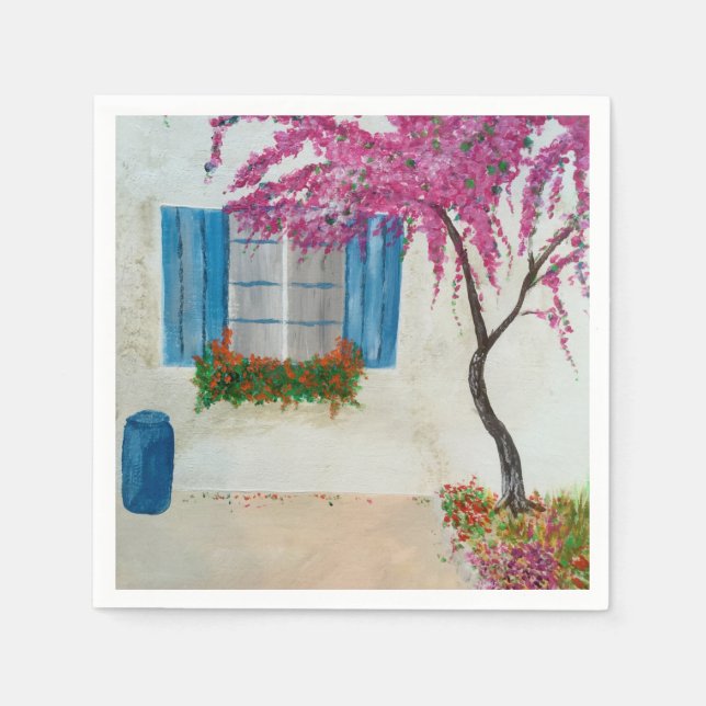 Guardanapo De Papel janela grega (Frente)