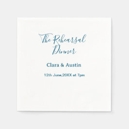 Guardanapo De Papel Jantar de ensaio na noite anterior simples mínimo 