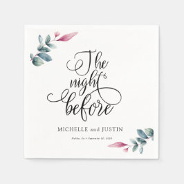 Guardanapo De Papel Jantar de Ensaios de Roteiro Simples  Sinal