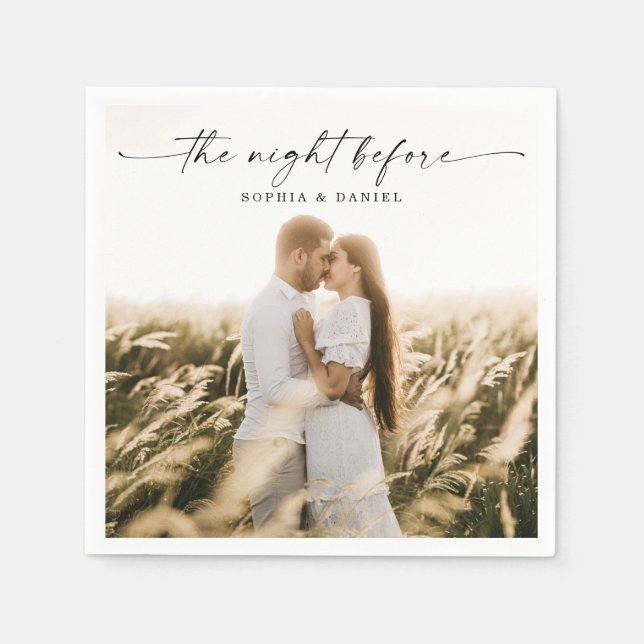 Guardanapo De Papel Jantar Napkin Na Noite Anterior (Frente)