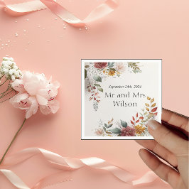 Guardanapo De Papel Janto Boêmian Floral Colorida Cocktail