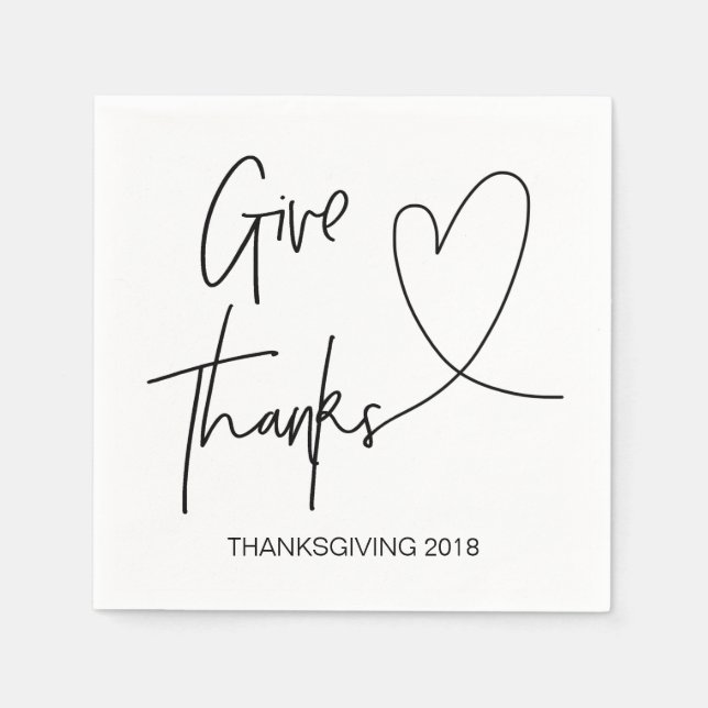 Guardanapo De Papel Janto de Ação de Graças, Cocktail Napkin Sets (Frente)