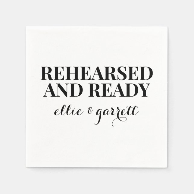 Guardanapo De Papel Janto de ensaio a frio Napkins (Frente)