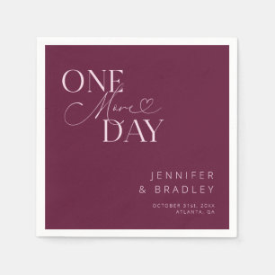 Guardanapo De Papel Janto de ensaio do Cranberry One More Day