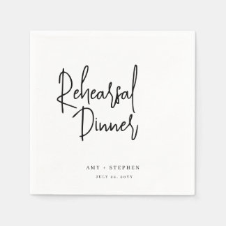 Guardanapo De Papel Janto de ensaio minimalista moderno Napkins