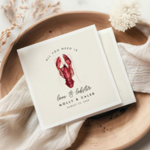 Guardanapo De Papel Janto de ensaio sobre o mar e a lagosta