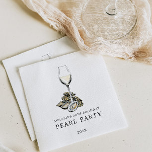 Guardanapo De Papel Janto do Oyster Pearl Party