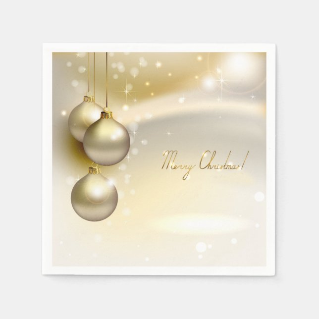 Guardanapo De Papel Janto Elegante de Natal Napkins (Frente)