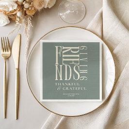 Guardanapo De Papel Janto Moderno de Amizade Floral