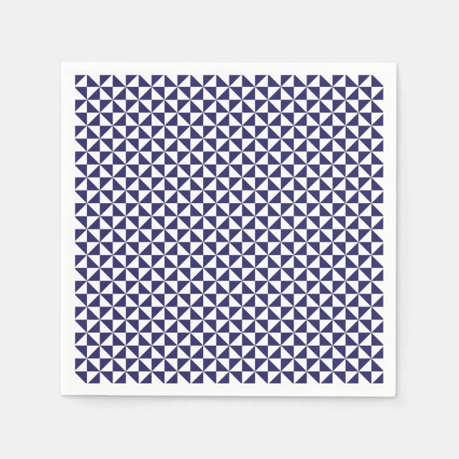 Guardanapo De Papel Japonês Blue Napkins (Frente)