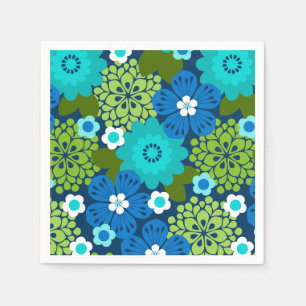 Guardanapo De Papel Jardim Allana Havaiano Floral Gráfico - Legal