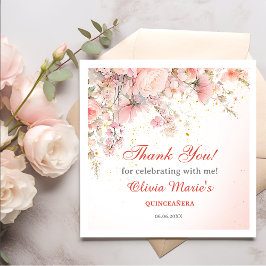 Guardanapo De Papel Jardim bonito Flores Selvagens Sweet 16