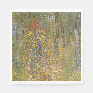 Guardanapo De Papel Jardim de Fazenda com Crucifixo (por Gustav Klimt)