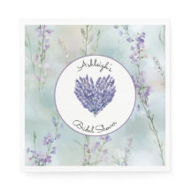 Jardim de Flores de Lavanda Romântica Chá de Noiva