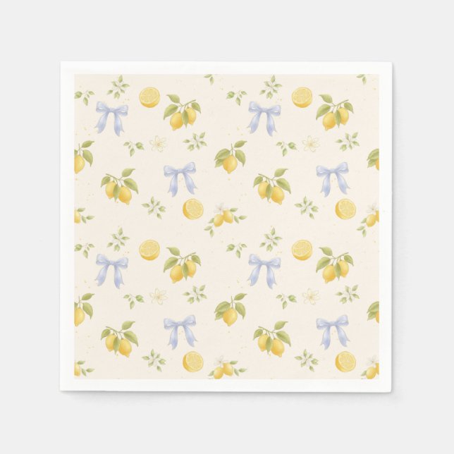 Guardanapo De Papel Jardim de Limões com Ratos (Frente)