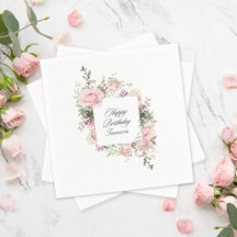 Jardim de Rosas Inglesas Floral Aniversário