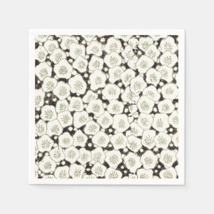 Guardanapo De Papel Jardim floral da Flor Branca do Japão