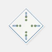 Jarra de Gengibre Azul Topiaria de videira