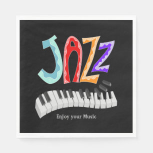 Guardanapo De Papel Jazz - Letra Napkins com Dois Tom