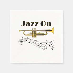 Guardanapo De Papel Jazz sobre