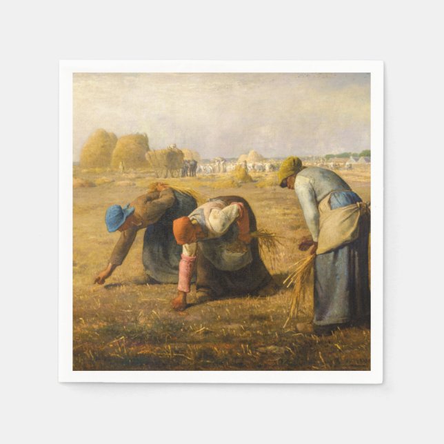 Guardanapo De Papel Jean-Francois Millet - The Gleaners (Frente)