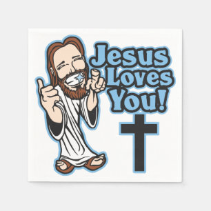 Guardanapo De Papel Jesus ama-o