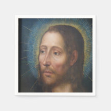 Jesus Cristo Com um Halo Dourado