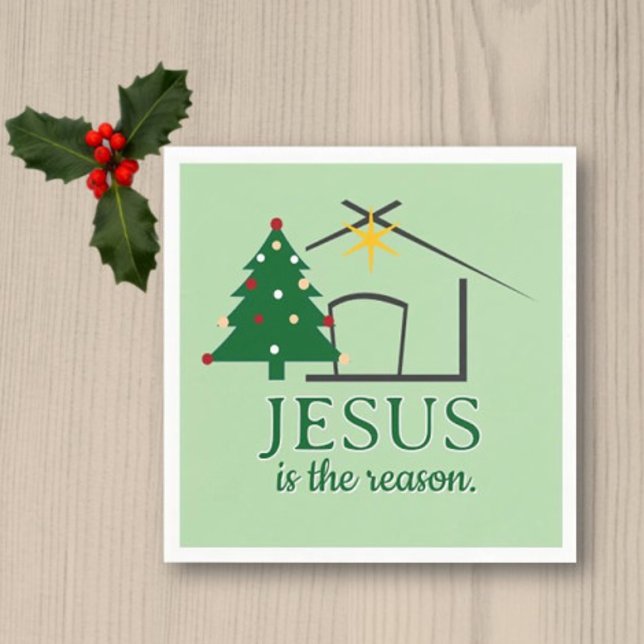 Guardanapo De Papel Jesus é baseado na Razão da Fé (Criador carregado)