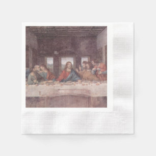 Guardanapo De Papel Jesus no último jantar, Leonardo da Vinci