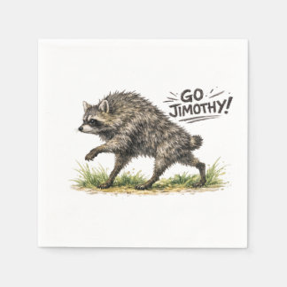 Guardanapo De Papel Jimothy the Raccoon