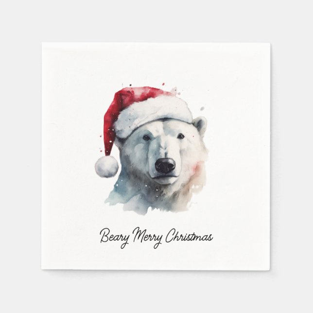 Guardanapo De Papel Jingle Bear Joy, personalizado (Frente)