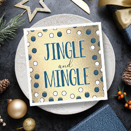 Guardanapo De Papel Jingle & Mingle Modern Holiday Party