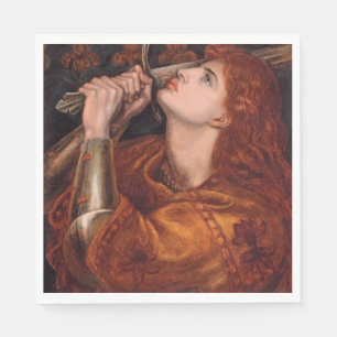 Guardanapo De Papel Joana d'Arc (Retrato) (por Dante Gabriel Rossetti)
