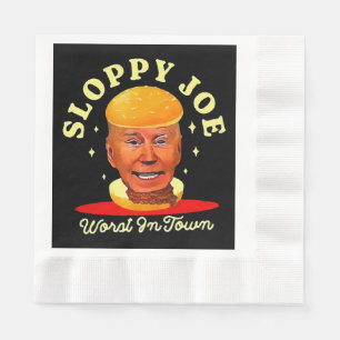 Guardanapo De Papel Joe Biden Anti-Presidente
