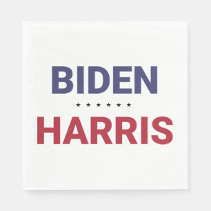 Guardanapo De Papel Joe Biden e Kamala Harris (2020 - Eleições nos E