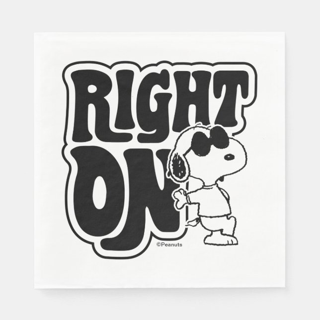 Guardanapo De Papel Joe Legal - Direita Em (Frente)