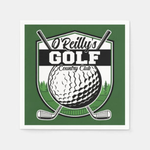 Guardanapo De Papel Jogador de Golfe Personalizado Pro Golf Country Cl