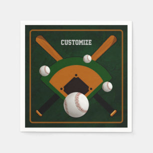Guardanapo De Papel Jogar Ball Baseball