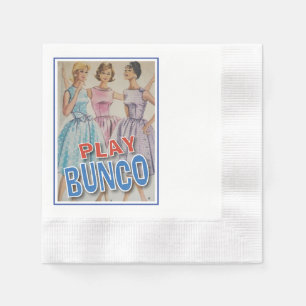 Guardanapo De Papel Jogo Bunco com as meninas