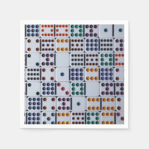 Guardanapo De Papel Jogo Números de Dominos
