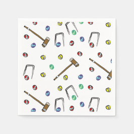 Guardanapo De Papel Jogos de Lâmina com Ilustração de Mão do Partido C