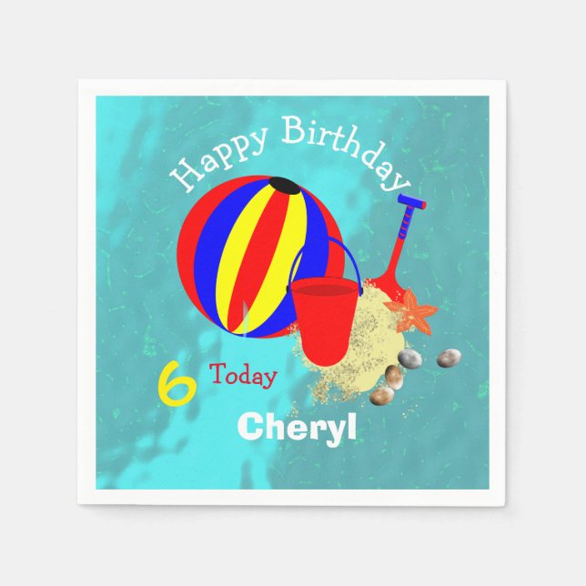 Guardanapo De Papel Jogos Personalizados para Crianças Divertidas (Frente)