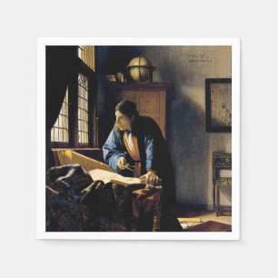 Guardanapo De Papel Johannes Vermeer - A Geógrafa
