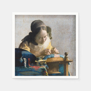 Guardanapo De Papel Johannes Vermeer - O Lacemaker
