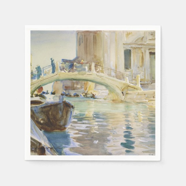 Guardanapo De Papel John Singer Sargent - Veneza (Frente)