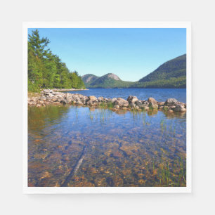 Guardanapo De Papel Jordan Pond I no Parque Nacional Acadia