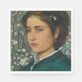 Guardanapo De Papel Jovens Beleza (Mulher Elegante) (Retrato feminino)