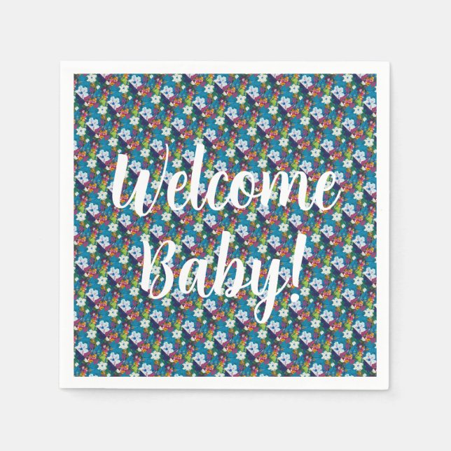 Guardanapo De Papel Jubilee Welcome Baby Paper (Frente)