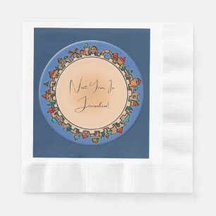 Guardanapo De Papel Judaica Jerusalém Personalizada